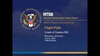 Citation N550BP Loss of control accident NTSB Animation