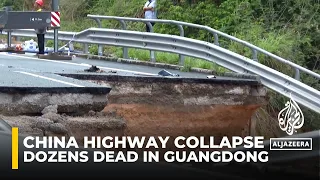 Death toll in southern China highway collapse rises to 36