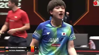 TOMOKAZU HARIMOTO VS PATRICK FRANZISKA | WTT Cup Final Xinxiang 2022