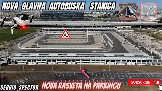 NOVA GLAVNA Autobuska stanica - Spajanje Peronskih Konstrukcija i nova rasveta na parkingu #beograd