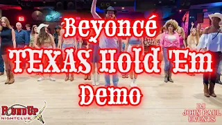 TEXAS HOLD 'EM by Beyoncé - Demo after Dance Lesson by DJ JohnPaul at Round Up