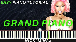 Nicki Minaj - Grand Piano | Piano Tutorial | Instrumental Piano Cover