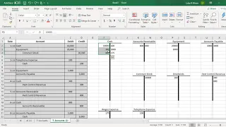 Creating T-accounts from Journal Entries