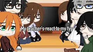 My teachers react to my fyp 👩‍🏫🧑‍🏫👨‍🏫