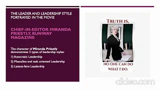 The Devil wears Prada - leadership analysis