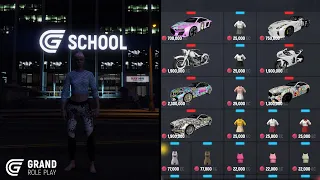 Showcasing the New School in Grand RP!!