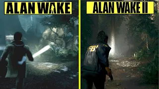 Alan Wake 2 vs Alan Wake Remastered PS5 Graphics Comparison