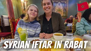 IFTAR FOR RAMADAN IN RABAT 🇲🇦 Trying Syrian Restaurant Yamal Acham in Morocco.