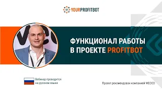 Функционал работы в проекте Profitbot. Дмитрий Киян, 31 05 2021