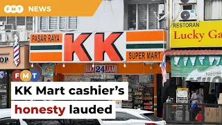 Honest cashier at KK Mart wins heart of customer