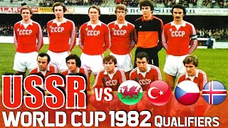 Soviet Union World Cup 1982 All Qualification Matches Highlights | Road to Spain