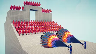 ARMY SPARTANS vs 2x EVERY GOD - Totally Accurate Battle Simulator TABS