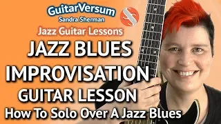 Bb Jazz Blues Guitar Solo Lesson