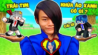 SAMMY THỬ THÁCH 24H KHÁM PHÁ BÊN TRONG TRÁI TIM KHỨA ÁO XANH TRONG MINECRAFT