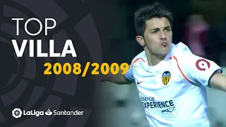 TOP Goles David Villa LaLiga Santander 2008/2009