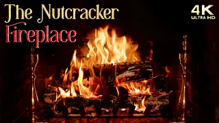 The Nutcracker Christmas Music Fireplace ~ Crackling Fireplace Christmas Music Ambience