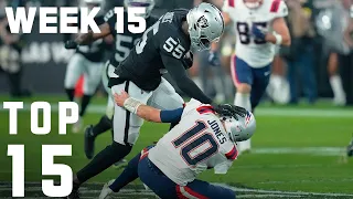 Top 15 Plays | NFL Week 15 2022 Season