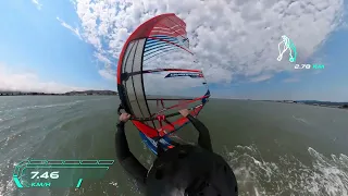 Windsurfing at Haskins / Flying Tiger in the SF Bay