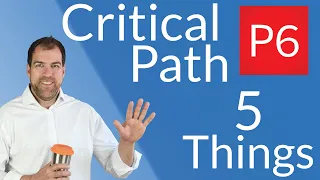 Critical Path Analysis in P6 - 5 Things I Wish I Knew Earlier