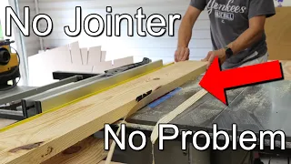 Jointing with a Table Saw