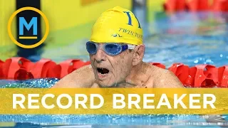 Swimmer smashes world record in 100-104 age category | Your Morning