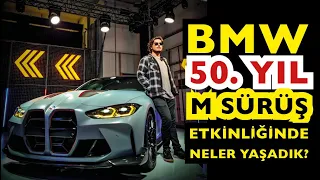 BMW 50. yıl M sürüş etkinliği I Elektrikli BMW İ4 M50İ i sürüş I M5 CS' i  taxi turu