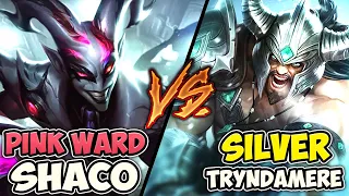 PINK WARD BULLIES A SILVER TRYNDAMERE PLAYER!! (HE HAD NO CHANCE)
