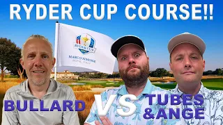 2 Mid-Handicappers V Scratch Golfer At RYDER CUP COURSE! 🏌️‍♂️🇮🇹| Tubes & Ange v Jimmy Bullard