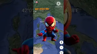Baby spider man found on google map and google earth #map #earth #earthsecret377