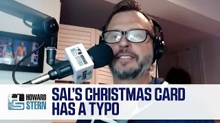 Sal’s Christmas Card Has a Typo