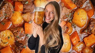Pressure Canning Beef Stew! ( Pot Roast In A Jar ) From Ball's Complete Book Of Home Preserving! 🧡