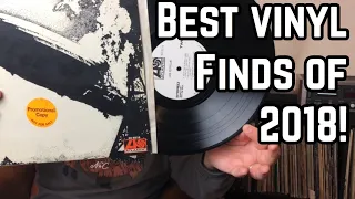 2018 Best Vinyl Finds! Best Digs, Hauls, Deals, Steals and Thrills! Record Collection Highlights!