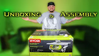 Ryobi Table saw unboxing and assembly (Model #RTS12)