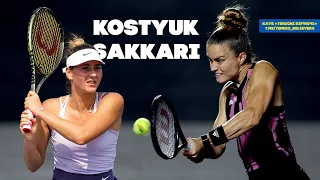 M. KOSTYUK - M. SAKKARI / М. Костюк - М. Саккарі / Guadalajara Open 1/16