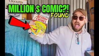 2 Million Dollar Comic Found In Abandoned In Storage Unit?! #grimesfinds