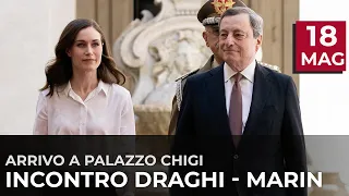 Il Presidente Draghi riceve la Prima Ministra della Repubblica di Finlandia