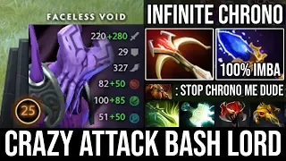 Crazy Attack Bash Lord Aghanim's Scepter Faceless Void Non-Stop Chronosphere Deleted ALL DotA 2