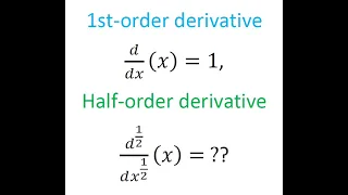 Fractional-order Derivative