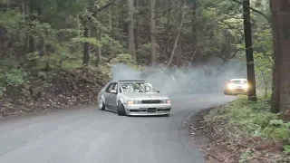 Japanese touge ドリフト ローレル C33 C34 C35 ドリフト峠