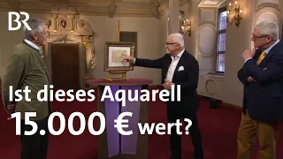 Kreuzgang zu Basel: ein Original-Aquarell von Kirchner?! | Kunst + Krempel | BR