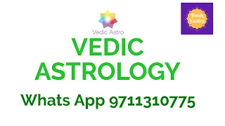 Basic Vedic Astrology Class 1 - Complete Online Astrology Class