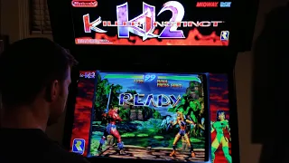 Killer Instinct 2 Arcade Cabinet MAME Gameplay w/ Hypermarquee