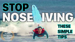 Longboard surfing / Beginners - 3 things that I wish I knew when I started to prevent Nose Diving