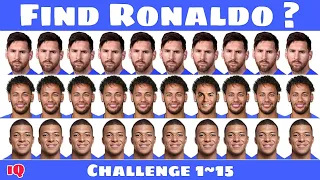 Ronaldo Quiz ~ can you find Ronaldo ? 👀 Find Ronaldo ? Where is Neymar ? Messi ?