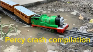 Thomas and friends Percy crash compilation