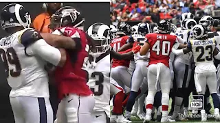 Devonta Freeman PUNCHES Aaron Donald in DISPUTE