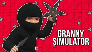 Granny Simulator: NINJA BABY ATTACK! (Funny Moments)