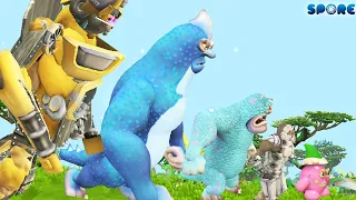 Cartoon Size Comparison 3 | Cartoon Face-Off [S3] | SPORE