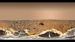 NASA's Mars Pathfinder & Sojourner Rover (360 View)