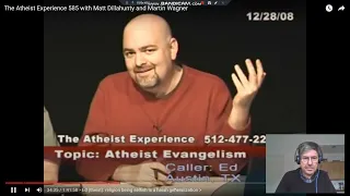 Atheist Matt Dillahunty Shouts Down Big Mouth Arrogant Christian Then Sudden Hang Up